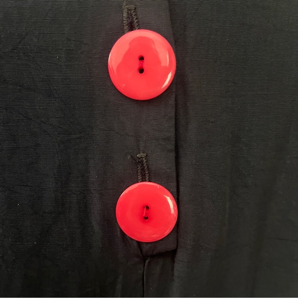 Vintage Pink, Yellow, and Black Women's Dress Sz ML - Picture 5 of 8